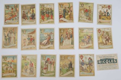 77 CHROMOS RICQLES : 4-Diverses scènes-Grande...