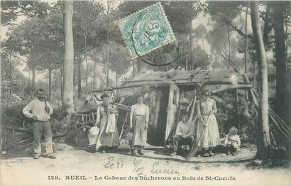 3 CARTES POSTALES BOIS & TRAVAIL DU BOIS...