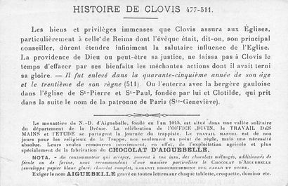 57 CHROMOS : Chocolaterie D'Aiguebelle. «...