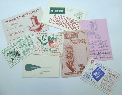 BUVARDS.
50-Divers Établissements & Thèmes.
Dissolution...