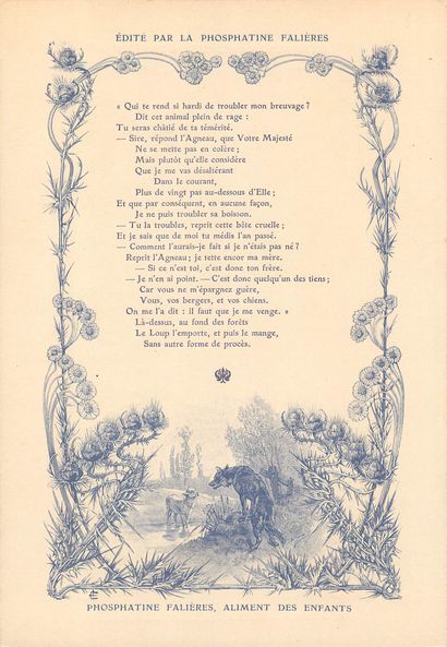 30 CHROMOS : Phosphatine Falières-Fables...