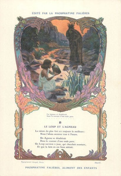 30 CHROMOS : Phosphatine Falières-Fables...