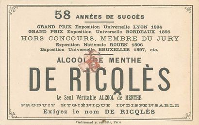 58 CHROMOS & CARTES POSTALES RICQLES : Les...