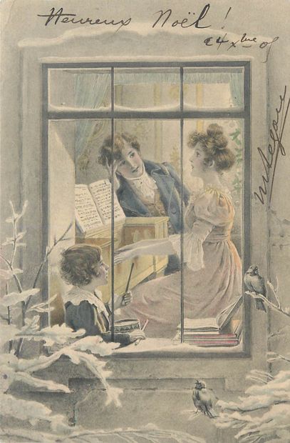 159 CARTES POSTALES FANTAISIES : M.M Vienne,...