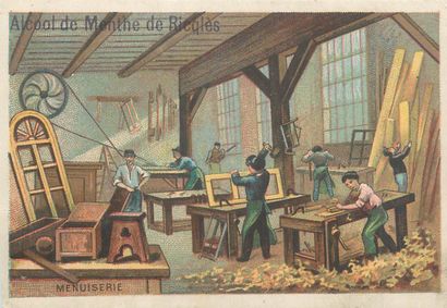 30 CHROMOS RICQLES : Métiers & Industries....