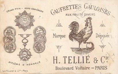 47 CHROMOS : Alimentaire - Divers. « 1-Etiquette-Quinquina...