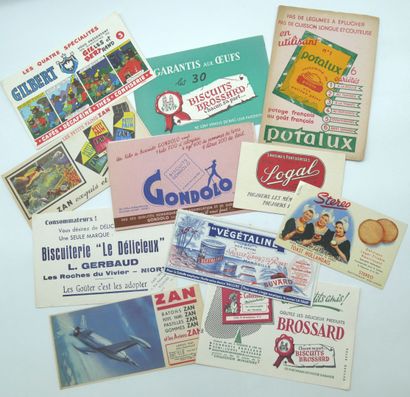 BUVARDS.
90-Alimentaire.
Flan Lyonnais-10,...