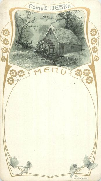 57 MENUS : Alimentaire. Divers Établissements...