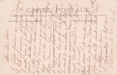 7 CARTES POSTALES COMMERCES : Alimentaire...