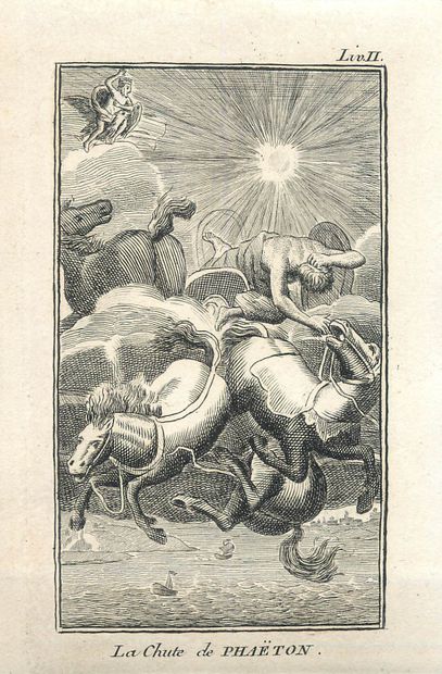 16 Lithographies - Métamorphoses d'Ovide.
La...