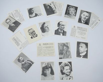 168 CHROMOS/IMAGES : Personnalités Belges/Flamandes...