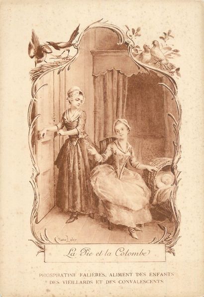 24 CHROMOS : Phosphatine Falières-Fables/Poésies...