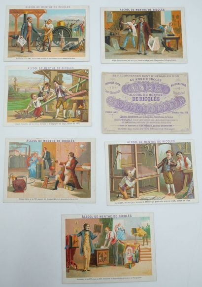 61 CHROMOS RICQLES : Personnages Connus....
