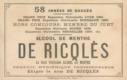 58 CHROMOS & CARTES POSTALES RICQLES : Les...