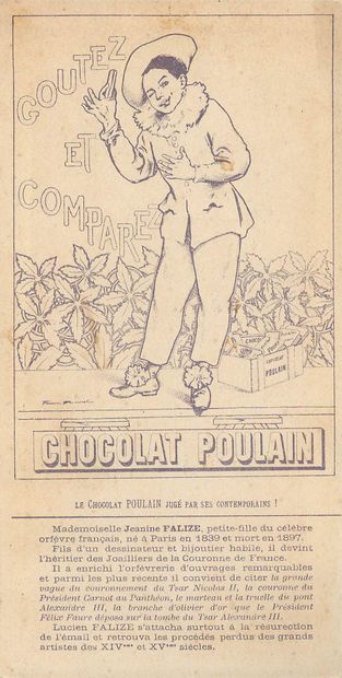 35 CHROMOS : Chocolat Poulain-Série Le Chocolat...