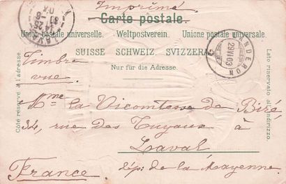 12 CARTES POSTALES SUISSE : Costumes de divers...