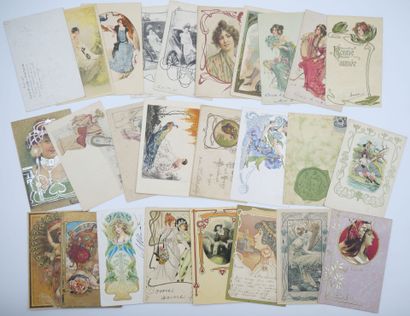82 CARTES POSTALES FANTAISIES : Les Femmes....