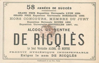 58 CHROMOS & CARTES POSTALES RICQLES : Les...