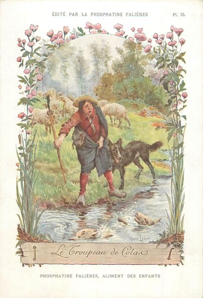 24 CHROMOS : Phosphatine Falières-Fables/Poésies...
