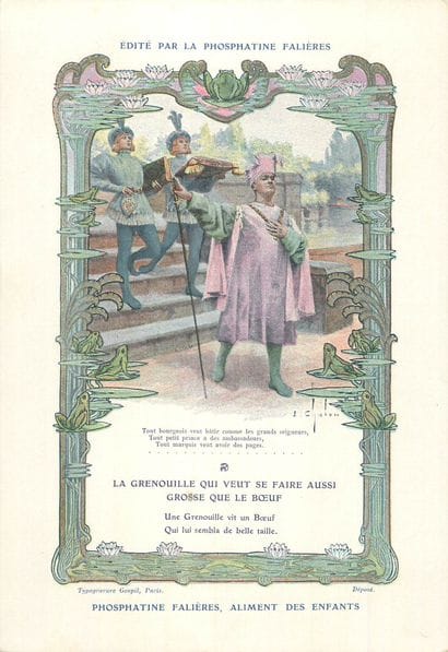 30 CHROMOS : Phosphatine Falières-Fables...