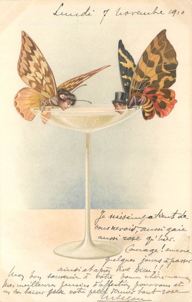159 CARTES POSTALES FANTAISIES : M.M Vienne,...
