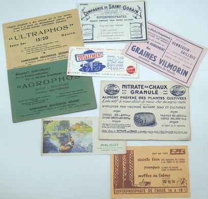 BUVARDS.
14-Agriculture.
Totalmiment-Production...