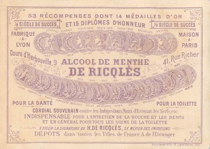 58 CHROMOS & CARTES POSTALES RICQLES : Les...