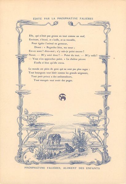 30 CHROMOS : Phosphatine Falières-Fables...