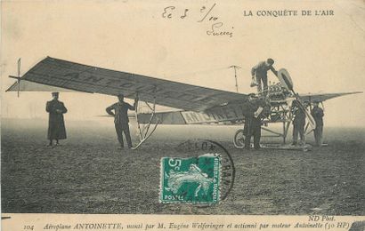 38 CARTES POSTALES LOCOMOTION AERIENNE :...
