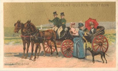 57 Chromos - Chocolat Guérin-Boutron.
Bordure...
