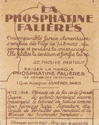 83 CHROMOS : La Phosphatine Falières. « 1-Le...