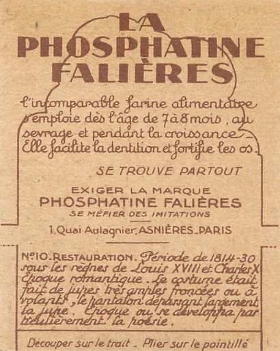 83 CHROMOS : La Phosphatine Falières. « 1-Le...