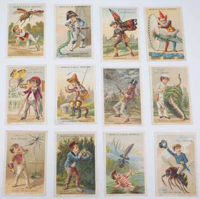 112 CHROMOS : Grands Magasins-Divers Formats....