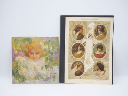 74 PAPIERS DIVERS : 2-Lettres manuscrites...