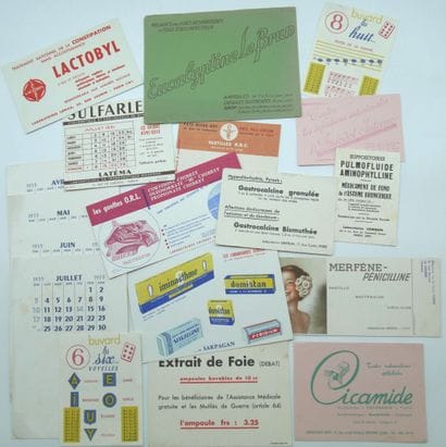 BUVARDS.
43-Santé & Hygiène.
Laboratoires...