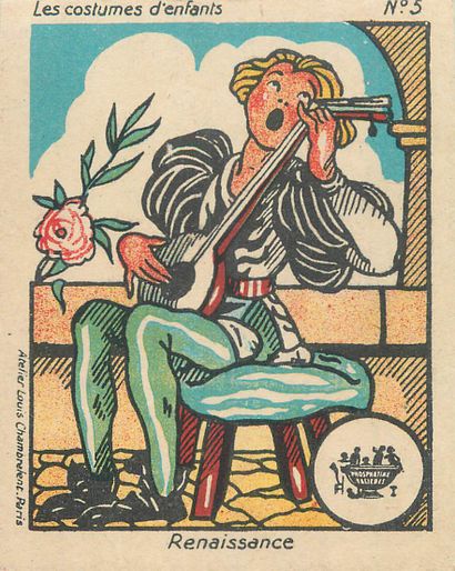 83 CHROMOS : La Phosphatine Falières. « 1-Le...
