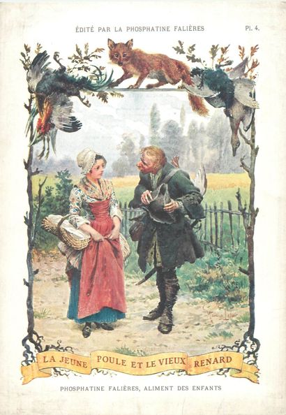 24 CHROMOS : Phosphatine Falières-Fables/Poésies...
