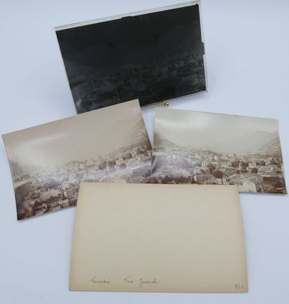 55 PHOTOGRAPHIES : 10 plaques de Verre et...