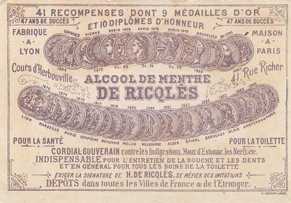 30 CHROMOS RICQLES : Métiers & Industries....