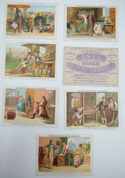 61 CHROMOS RICQLES : Personnages Connus....
