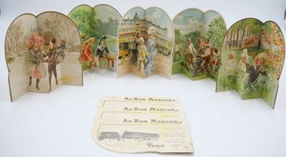 12 CHROMOS - SYSTEME - AU BON MARCHE : Goossens...