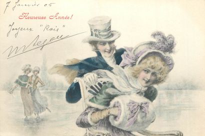 159 CARTES POSTALES FANTAISIES : M.M Vienne,...