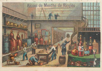 30 CHROMOS RICQLES : Métiers & Industries....