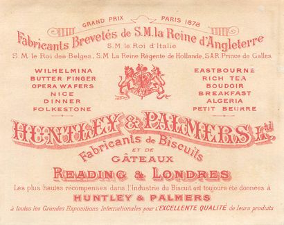 55 CHROMOS : Huntley & Palmers Biscuits....