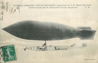 38 CARTES POSTALES LOCOMOTION AERIENNE :...