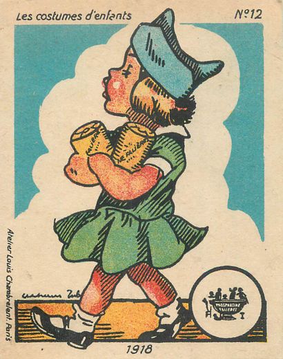 83 CHROMOS : La Phosphatine Falières. « 1-Le...