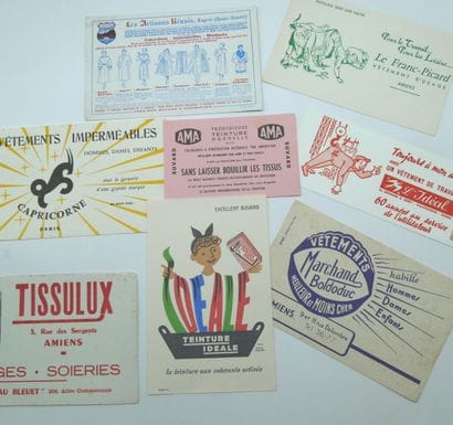 BUVARDS.
61-Chaussures, Cirages, Textile...