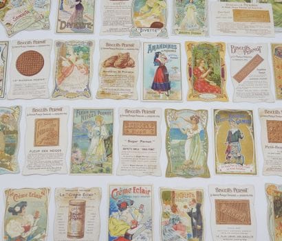 96 CHROMOS : PERNOT Biscuits. « 1-Vue de...