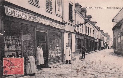 7 CARTES POSTALES COMMERCES : Alimentaire...