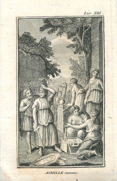 16 Lithographies - Métamorphoses d'Ovide.
La...